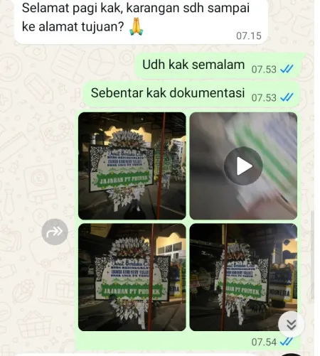 Pengiriman Papan Bunga Selamat Gedung Pewayangan Kautaman