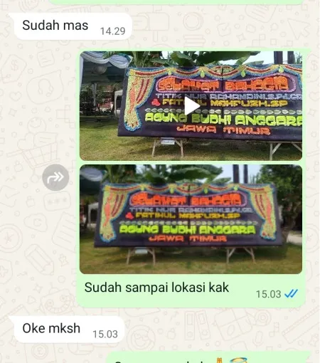 Pengiriman Papan Bunga Gedung Pewayangan Kautaman