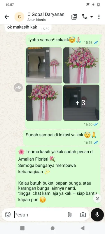 Pengiriman Karangan Bunga Gedung Pewayangan Kautaman